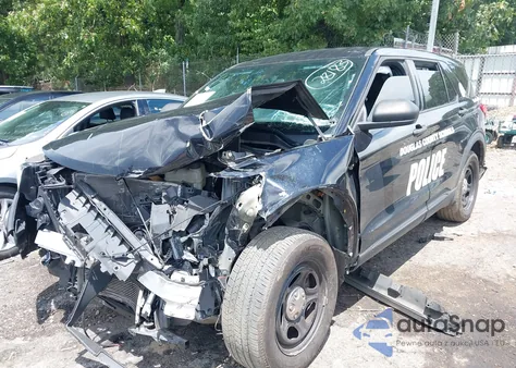 2020 Ford Police Interceptor from USA, damaged, VIN 1FM5K8AB1LGD00166
